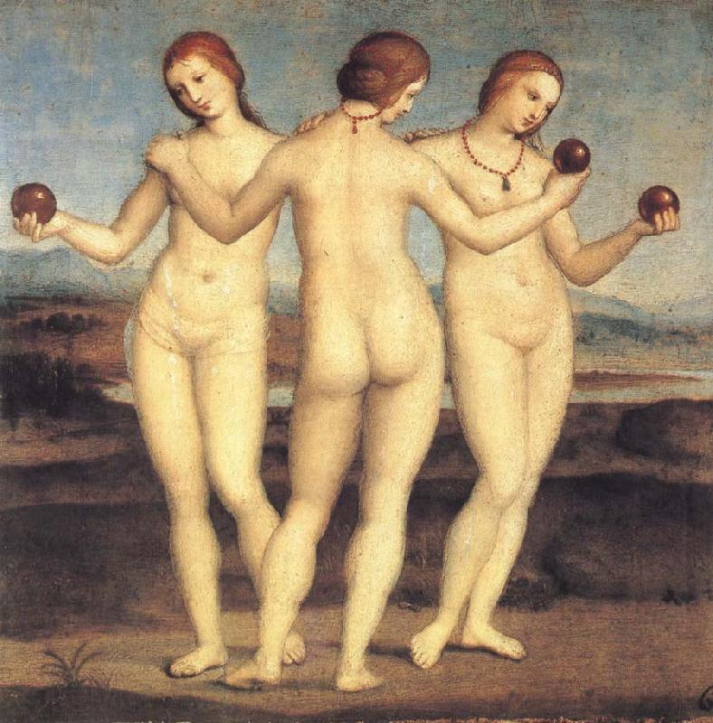 RAFFAELLO Sanzio Three woman Germany oil painting art
